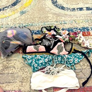 Bag of bikinis that don’t fit my boobies anymore some only worn once (target,f21